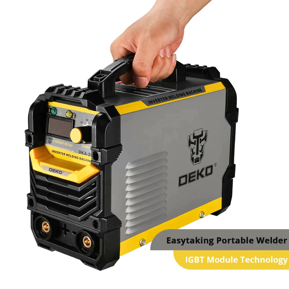 Aparat de Sudura Inverter DEKO MMA Series 4.1KVA, 220V, MMA/Lift TIG, Portabil, Ideal pentru Lucrari DIY si Profesionale